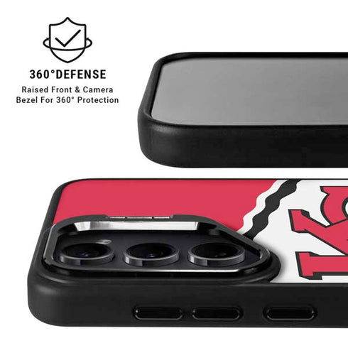 NFL Kansas City Chiefs Large Logo Galaxy S24 Plus Kickstand Case